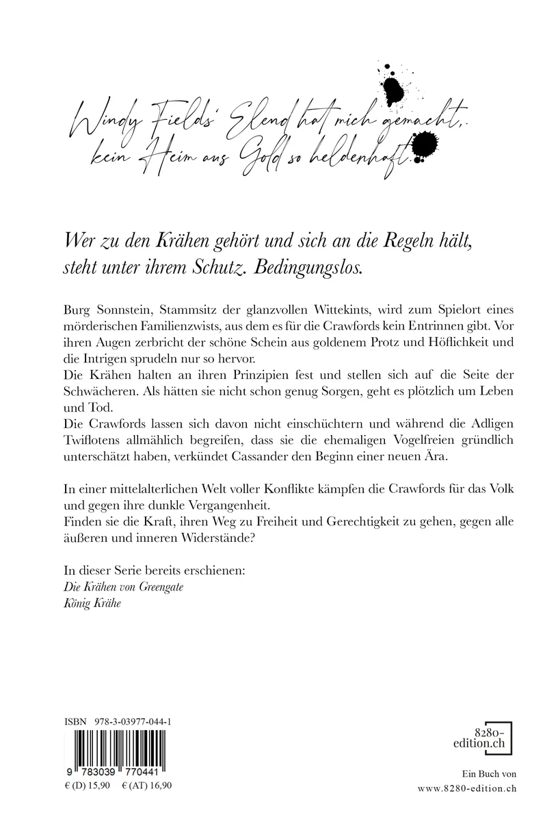Goldglanz und Krähenschwarz  - „Die Crawford-Chroniken Band 3“, Produktbild 2